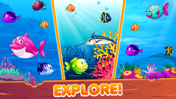 Fish Eat Fish Hunting Games游戏截图