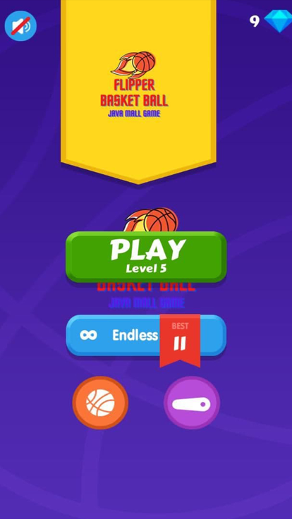 Flipper Basket Ball 2D游戏截图