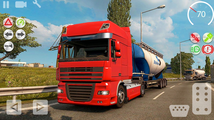 卡车模拟器游戏 : 艰难的道路 - Truck Sim 21游戏截图