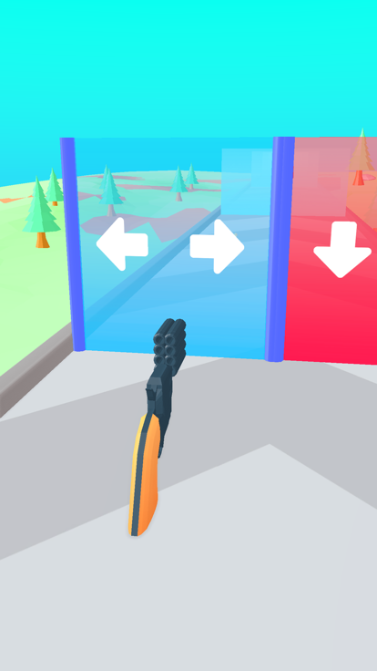 Multibarrel Gun Run游戏截图