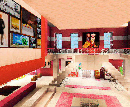 Pink Dollhouse Games Map For Mcpe Roblox Ed Android Download Taptap - living in a dollhouse roblox