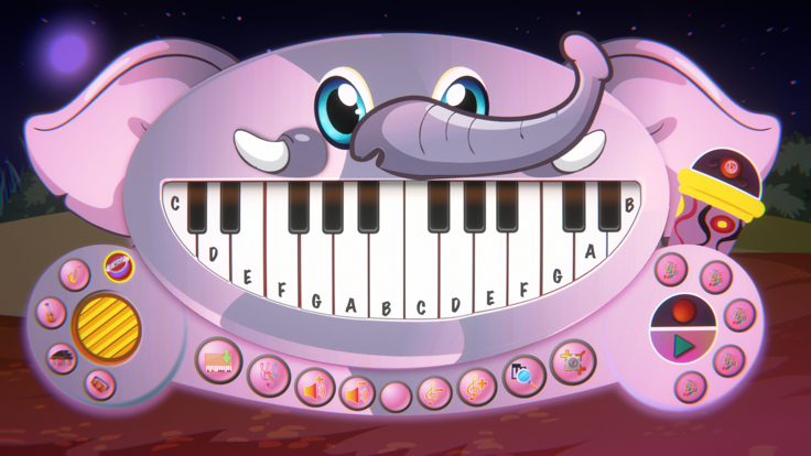 i Elephant Piano Sound Music游戏截图