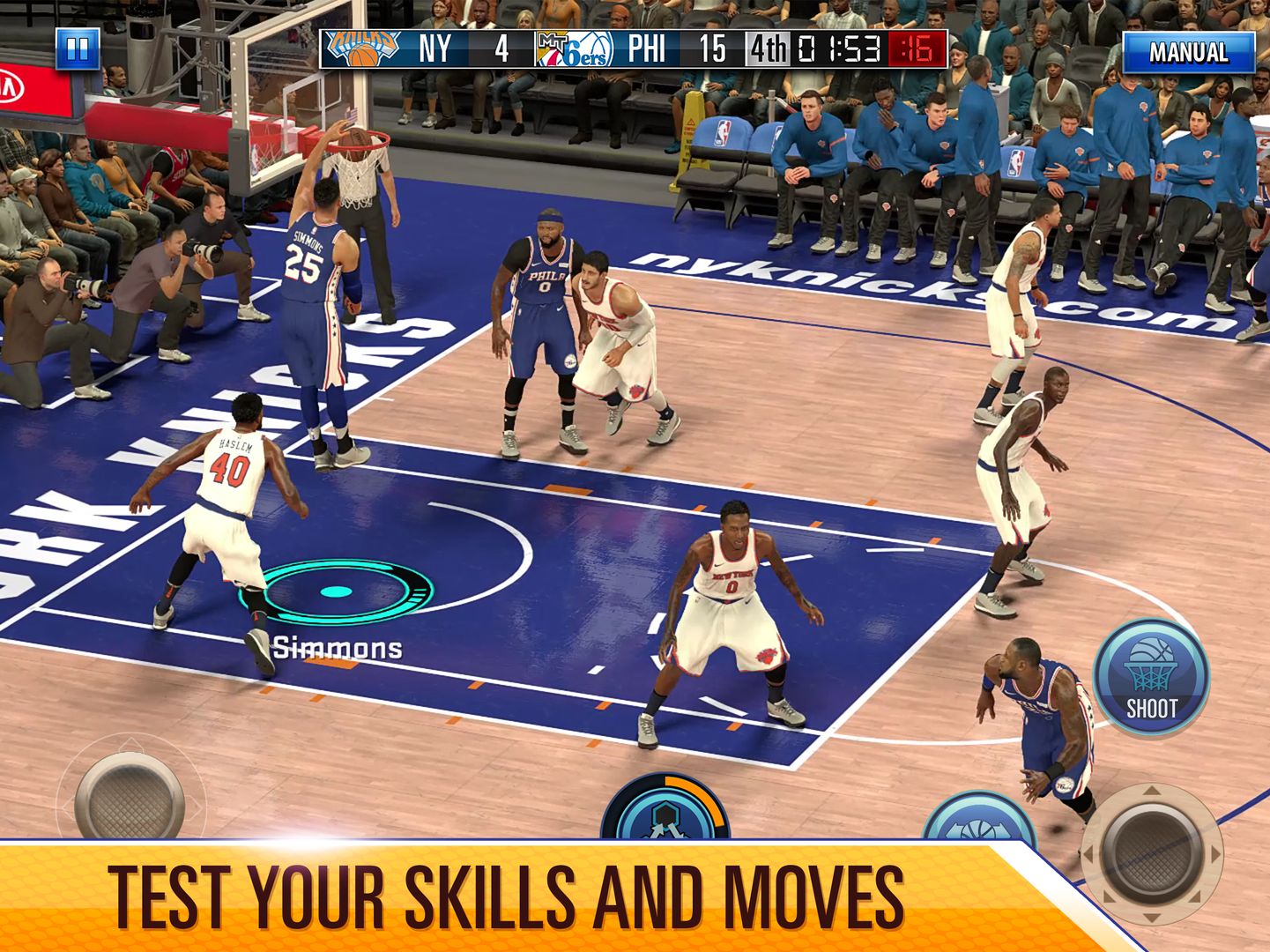Screenshot of NBA 2K Mobile Basketball