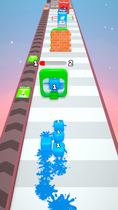 Cube Army Rush游戏截图