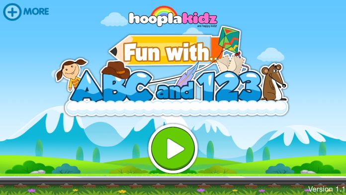 Screenshot of HooplaKidz Fun with ABC and 123