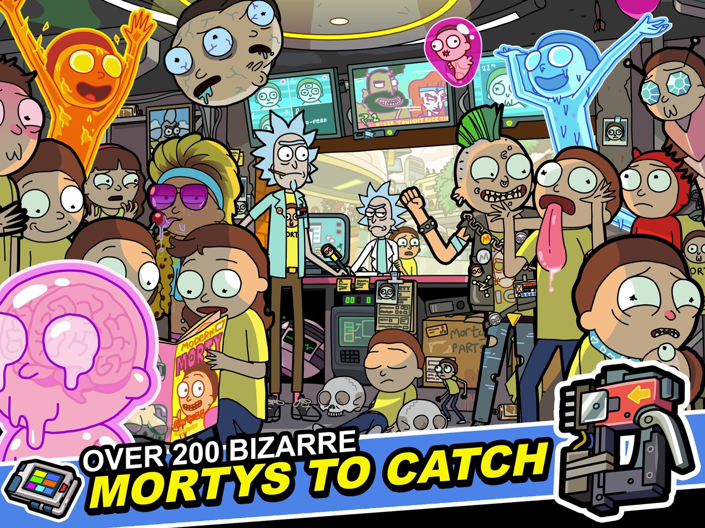 Screenshot of Rick and Morty: Pocket Mortys