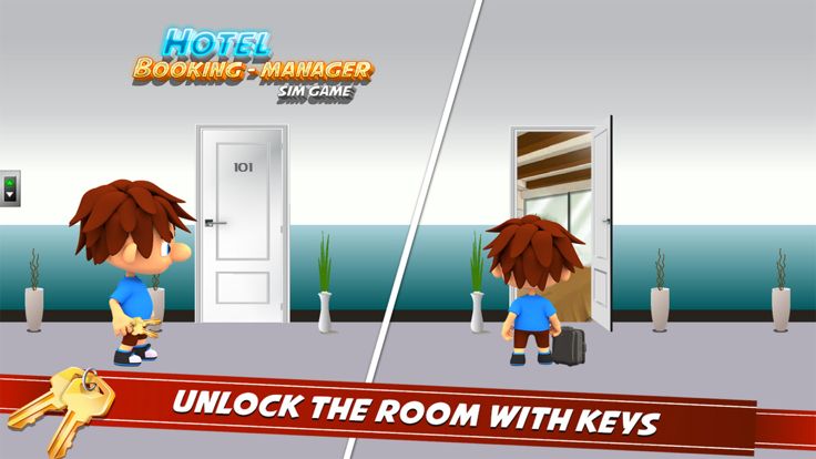 酒店收银台 预订管理孩子们游戏游戏截图