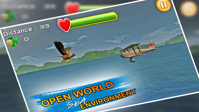 Sea Eagle Survival : Open Water Fish Hunting游戏截图