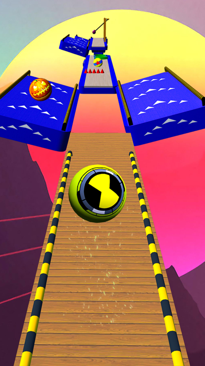 天空跑酷去球 3d游戏截图