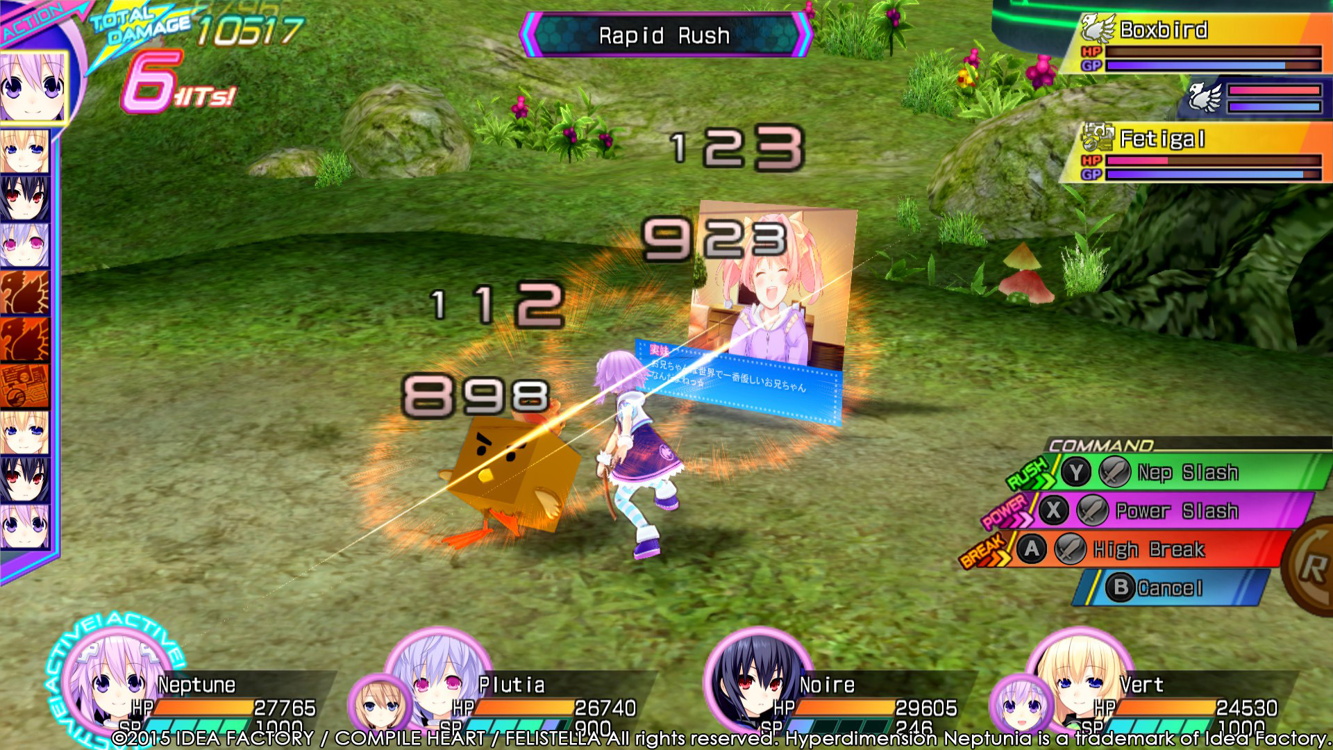 Hyperdimension Neptunia Re;Birth3 V Generation游戏截图