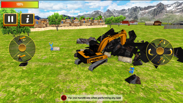 Snow Excavator Construction 3D游戏截图