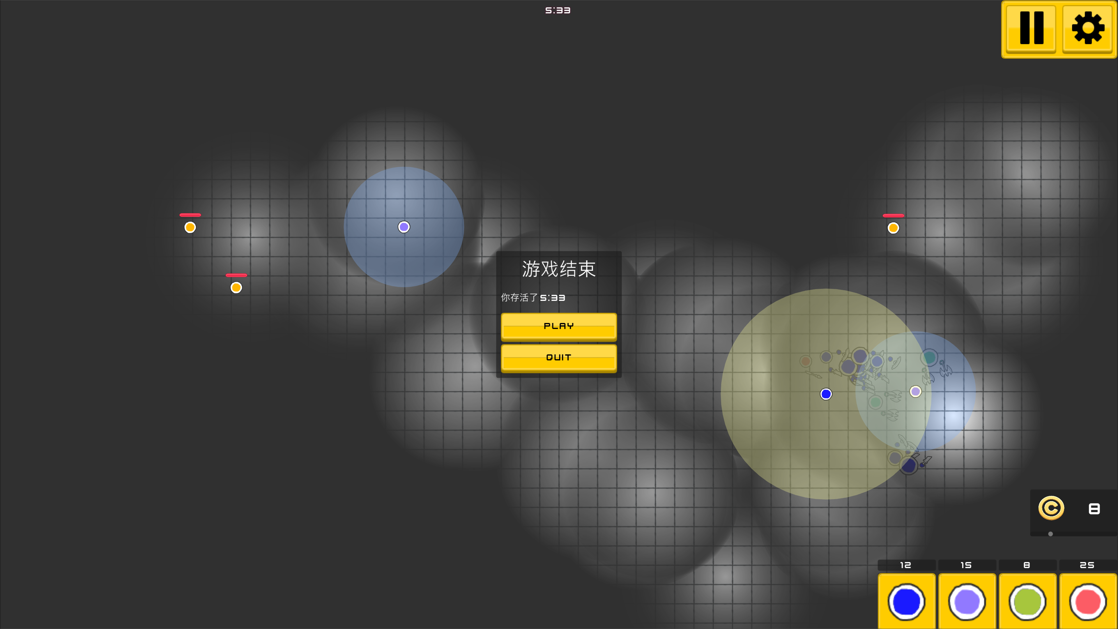 灯塔防守游戏截图