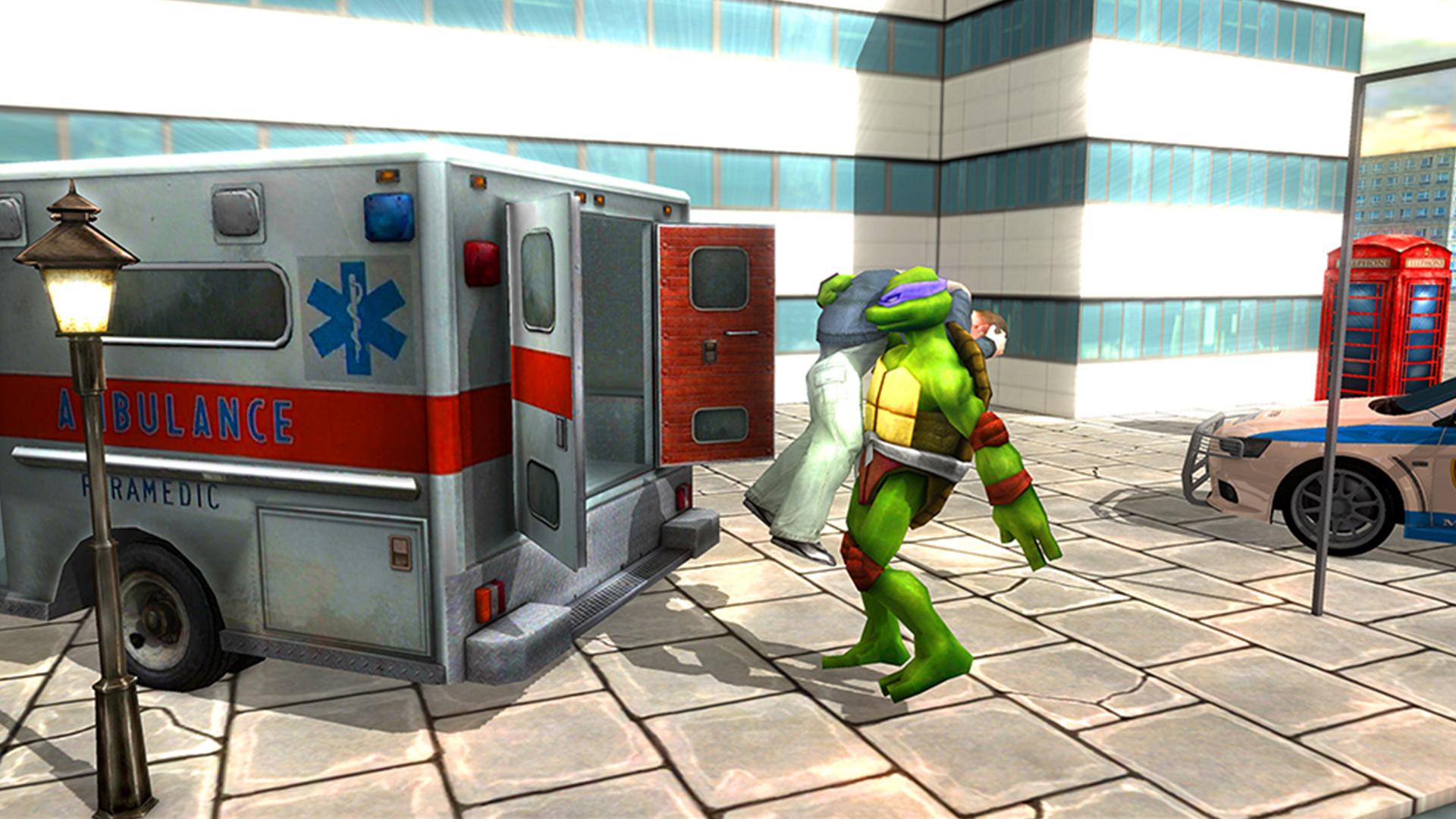 flying ninja warrior turtle city rescue mission 3d