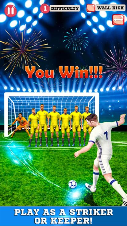 Penalty Kick Soccer Strike游戏截图