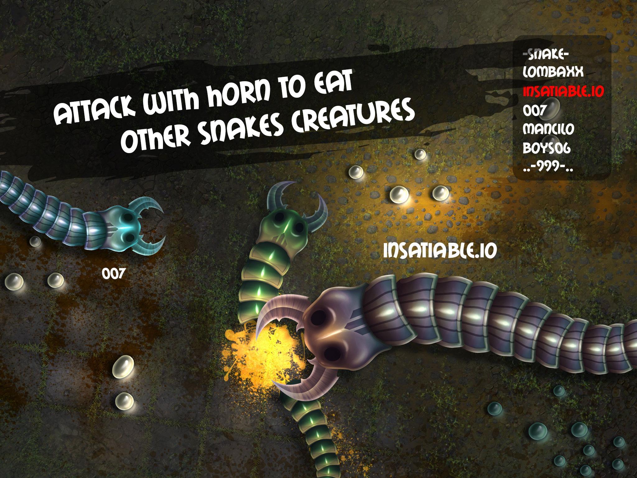 insatiable io snakes game online