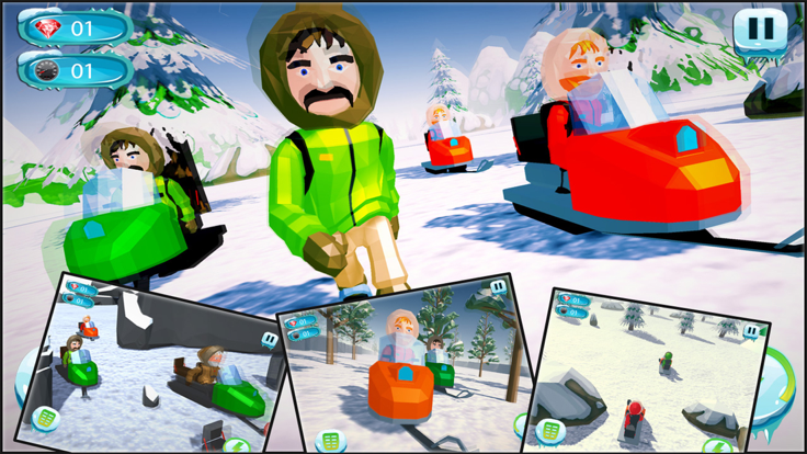 Real Snow Moto Racing : Xtreme游戏截图