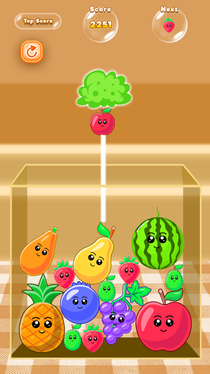 Drop Watermelon Merge Game 3d游戏截图