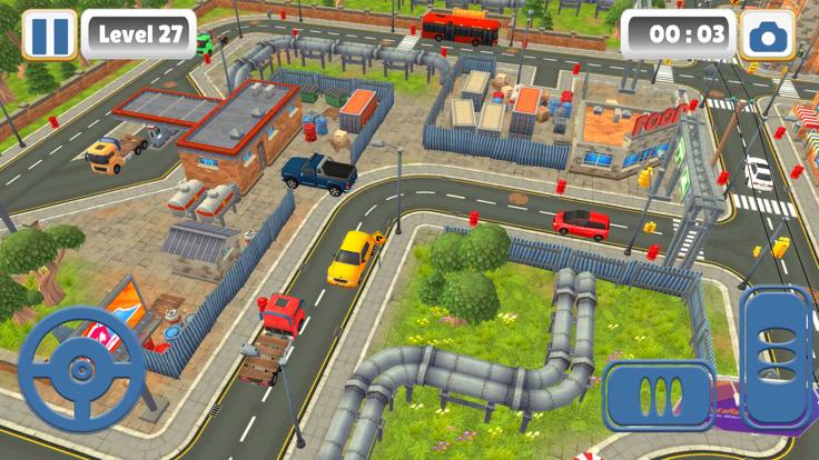 Cargo Truck Toon City Simulato游戏截图