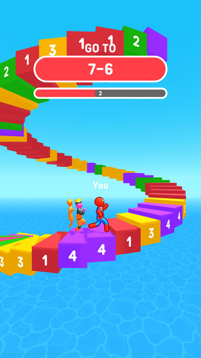 Color Run Challenge 3D游戏截图