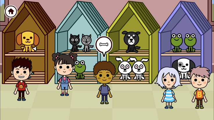 脑洞小镇世界 - 过家家游戏游戏截图