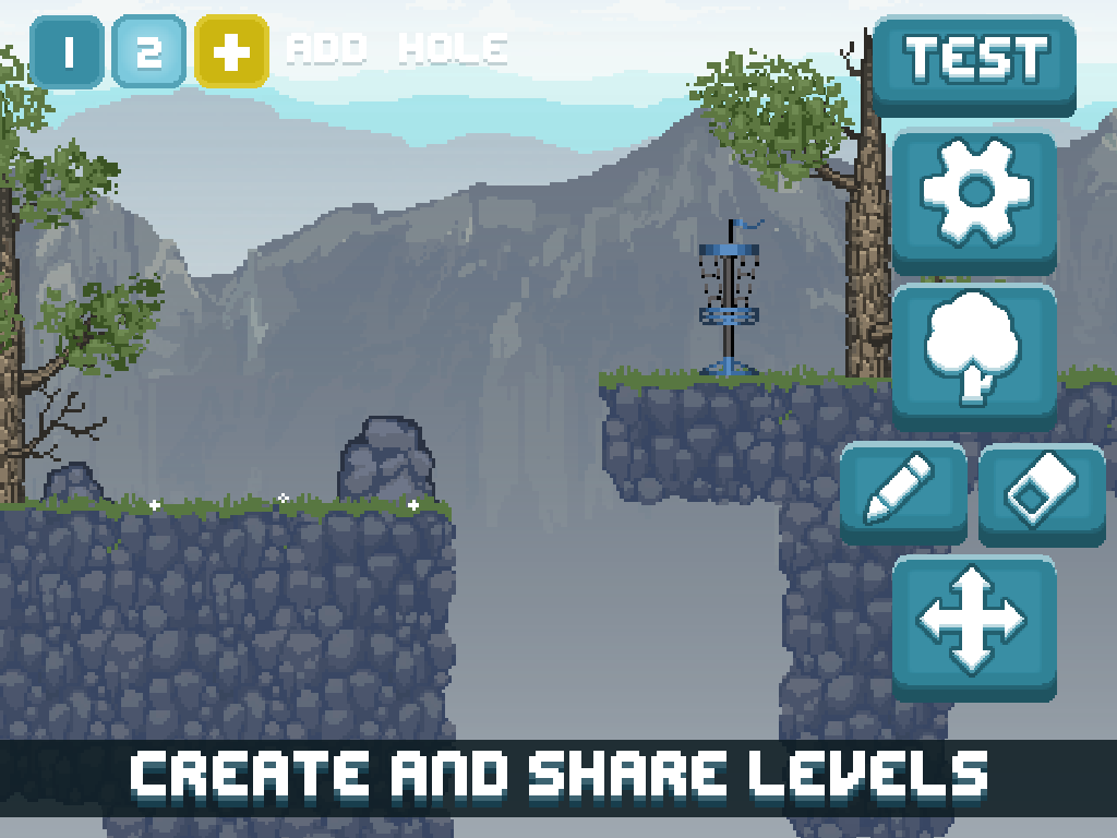 Pixel Disc Golf 2游戏截图