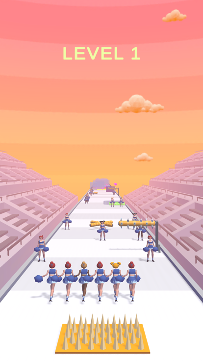 Girls Go Stacked游戏截图