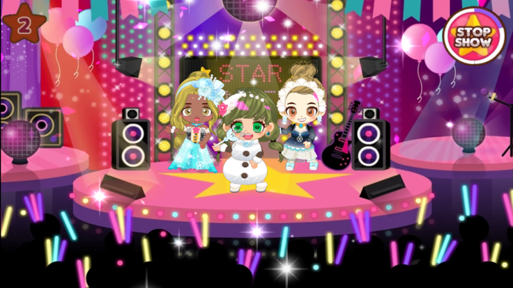 女生换装游戏 - 免费单机版儿童早教游戏游戏截图