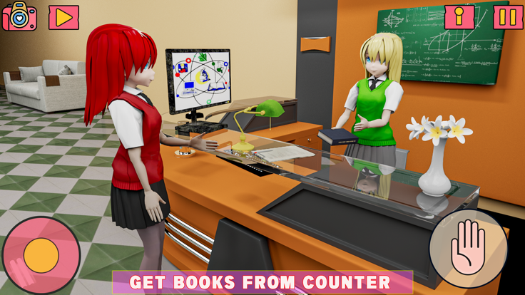 动漫女高中生的生活游戏截图