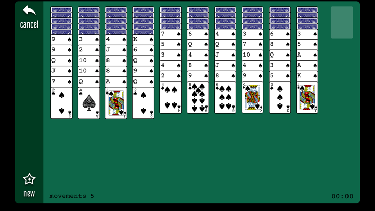 Spider - cards game游戏截图