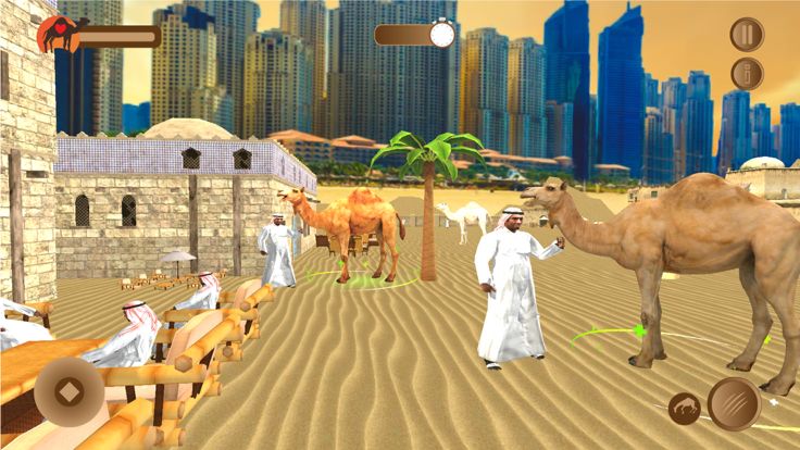 Dubai Desert Camel Simulator游戏截图