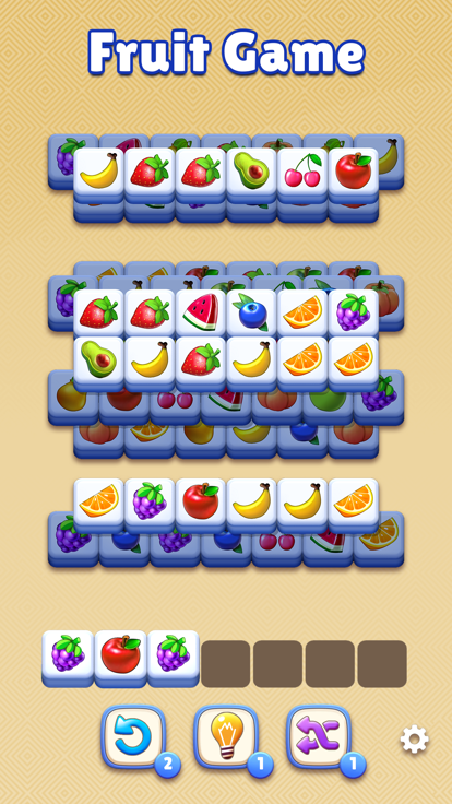 Fruit Game - Tile Match游戏截图