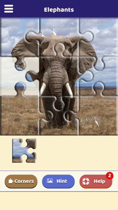 Elephant Love Puzzle游戏截图