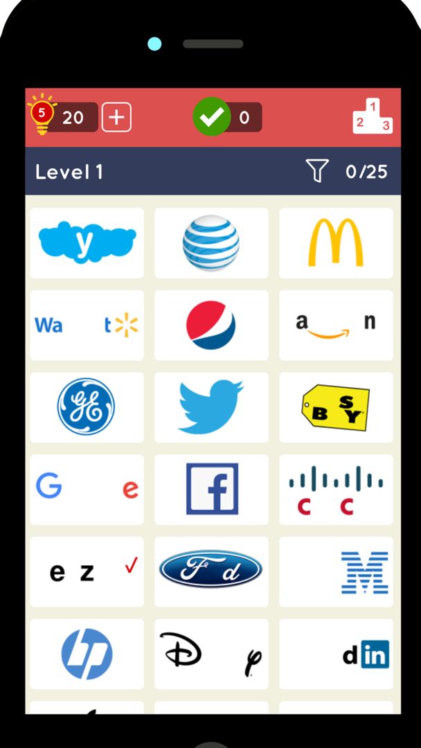 Screenshot of Logo Quiz World