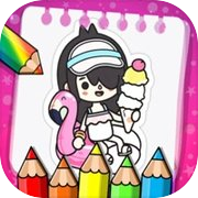 Toca Coloring Book.