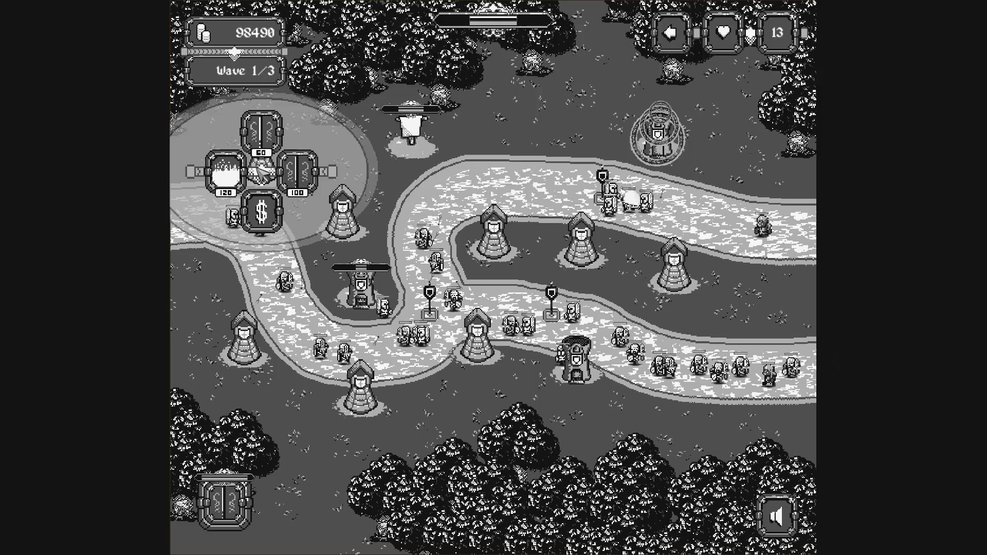 Pixel Fortress: Tower Defense游戏截图