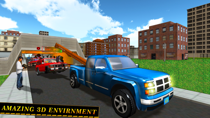 Tow Truck Car Transporter Sim游戏截图