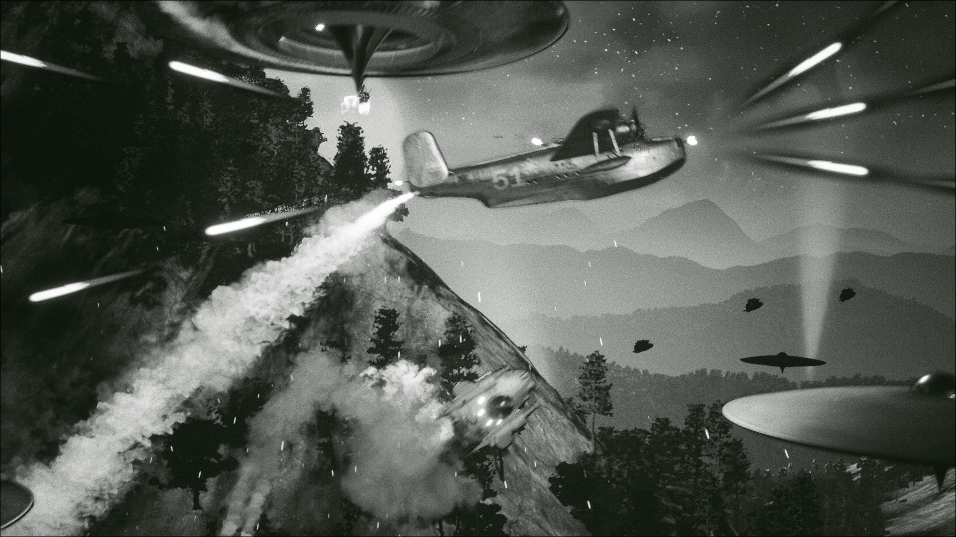 劲爆51飞行队（Squad 51 vs. the Flying Saucers）游戏截图