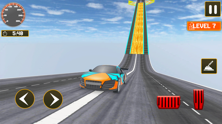 Mega Stunt Car Parking 3d Game游戏截图