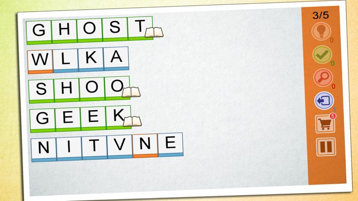 Word Scramble - Good Times游戏截图