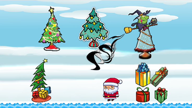 圣诞老人数学数学测试3加法和减法游戏截图