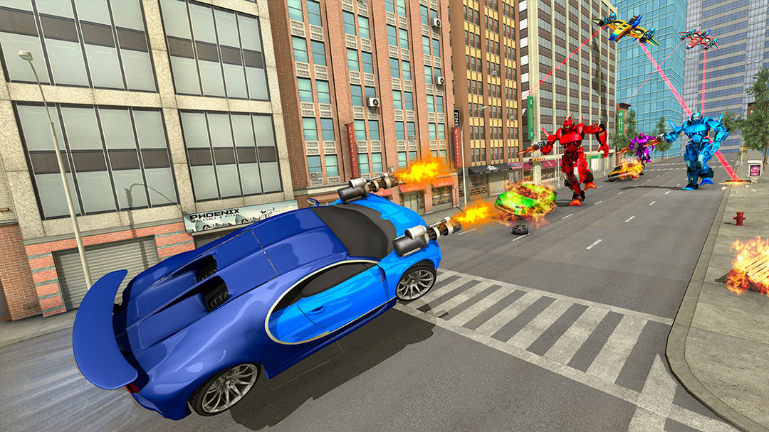 无人机机器人游戏截图