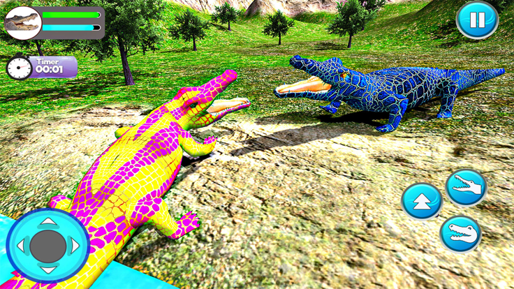 Crocodile Attack Wild Sim Game游戏截图