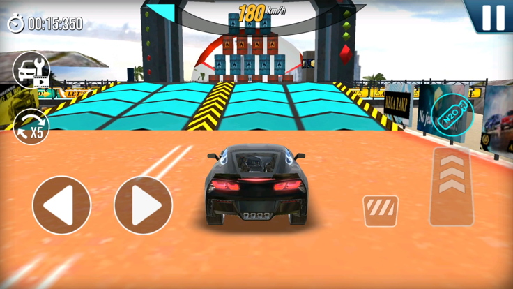 Mega Ramp Car Skills Driving游戏截图
