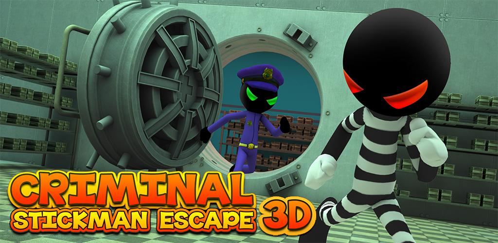 Criminal Stickman Escape 3D游戏截图