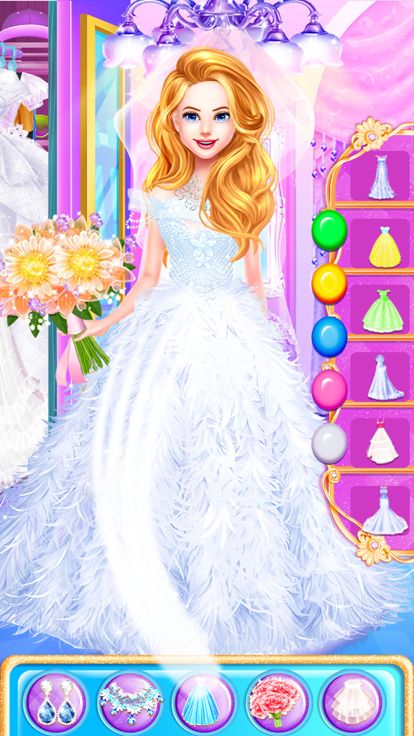 Wedding Games - Dress up Bride游戏截图