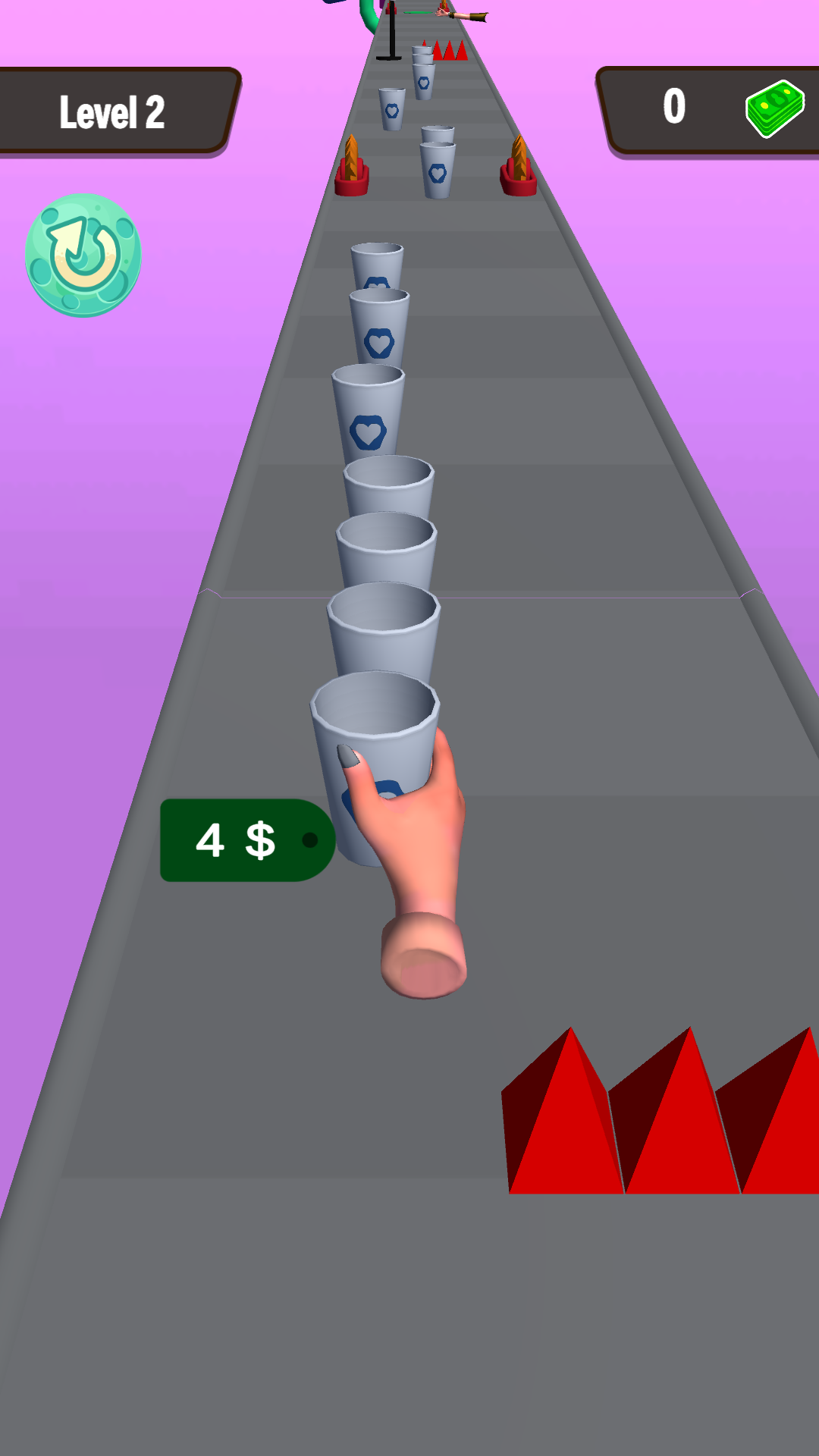 咖啡杯酷跑游戏截图