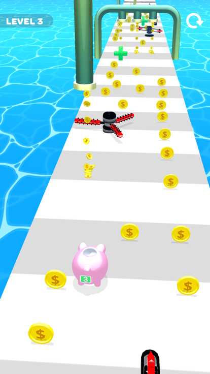 Piggy Bank Run 3D游戏截图