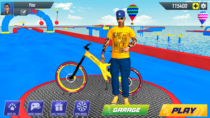 BMX Stunt Master: 自行车游戏游戏截图