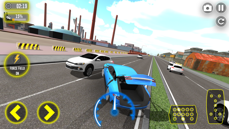 汽车碰撞游戏汇编游戏截图