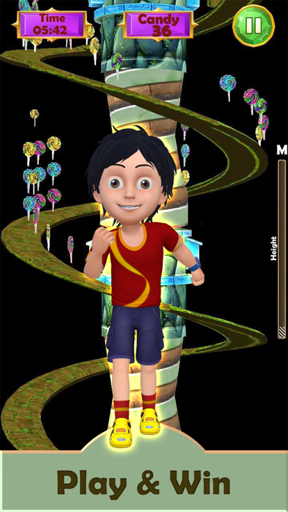 Shiva Candy Run Adventure游戏截图
